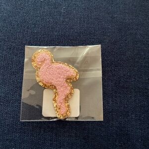 Stoney Clover Lane NWT glitter flamingo patch